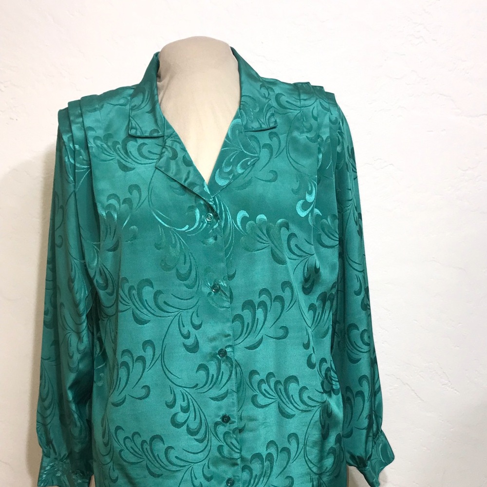 KD for PE Size:16 Green Long Sleeve Top